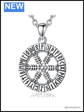 925 Sterling Silver Thor Hammer Necklace Leather Cord Rope Viking Pendant